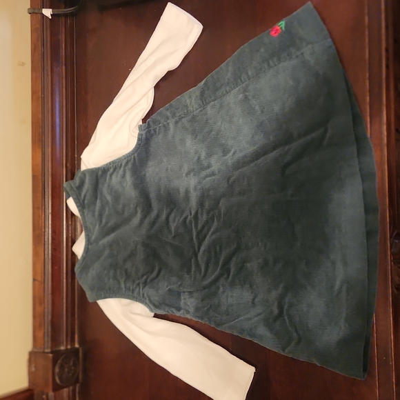 Corduroy Jumper Dress with Turtleneck - 2T - Picture 3 of 3